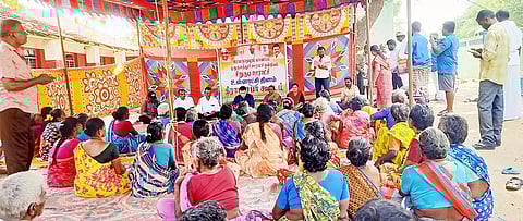 சிறுகுடி ஊராட்சியில்  கிராமசபை கூட்டம்