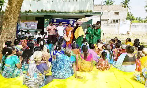வேப்பங்குப்பம் ஊராட்சியில் தூய்மை பணியாளர்கள் கவுரவிப்பு