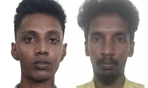 கொருக்குப்பேட்டை ரெயில் நிலையத்தில் வாலிபரிடம் செல்போன் பறித்த 2 பேர் கைது