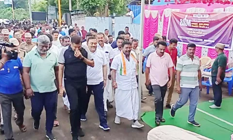 தென்காசியில் நடப்போம் நலம் பெறுவோம் நடைபயிற்சி தொடக்கம்