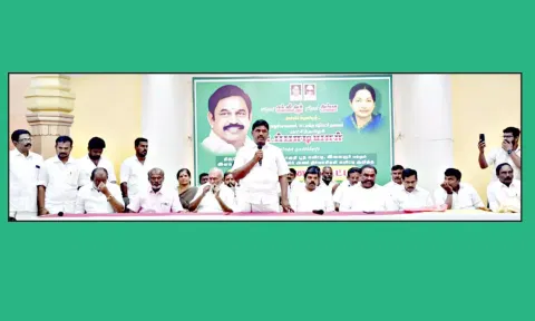 திருப்பத்தூரில் நடந்த அ.தி.மு.க. ஆலோசனை கூட்டத்தில் செந்தில்நாதன் எம்.எல்.ஏ. பேசினார்.