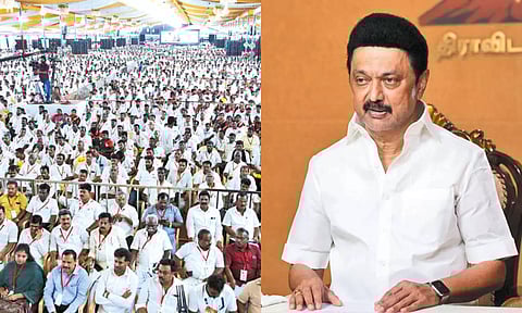 எந்த சலசலப்புக்கும், அச்சுறுத்தலுக்கும் பயப்படும் இயக்கம் தி.மு.க. அல்ல: மு.க.ஸ்டாலின்