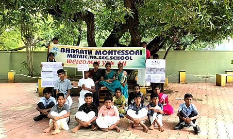 இலஞ்சி பாரத் மாண்டிசோரி பள்ளியில் பஞ்சாயத்து ராஜ் விழிப்புணர்வு