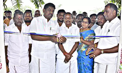 மகளிர் சுயஉதவிக்குழு கட்டிடம் திறப்பு விழா