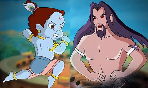 முரனை வதம் செய்து "முராரி" ஆன ஸ்ரீ கிருஷ்ணர்