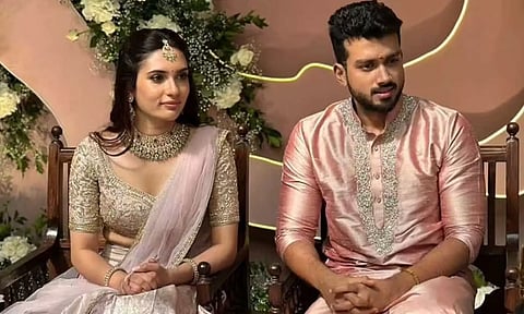 மாடல் அழகியை திருமணம் செய்யும் காளிதாஸ்- பிரமாண்டமாக நடைபெற்ற நிச்சயதார்த்தம்