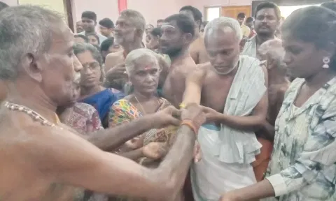 தோவாளை செக்கர் கிரி முருகன் கோவிலில் சூரசம்ஹார விழா