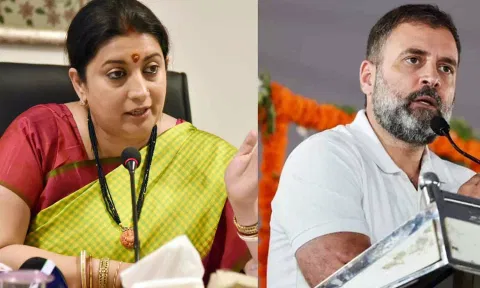 அமேதி தொகுதி மக்களுக்கு தீபாவளி பரிசுகளை வாரி வழங்கிய ஸ்மிருதி இரானி, ராகுல் காந்தி