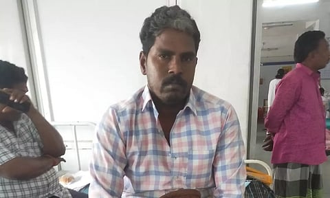 மர்ம கும்பல் தாக்கிய ராஜ்குமார்