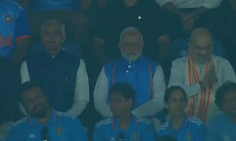 உலகக் கோப்பை 2023 இறுதிப் போட்டியை காண மைதானம் வந்தார் பிரதமர் மோடி..