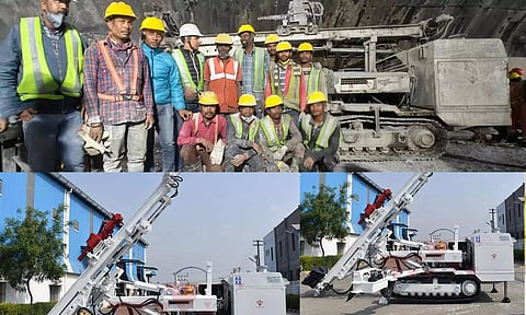 மீட்பு பணியில் ஈடுபட்டுள்ள ரிக்.