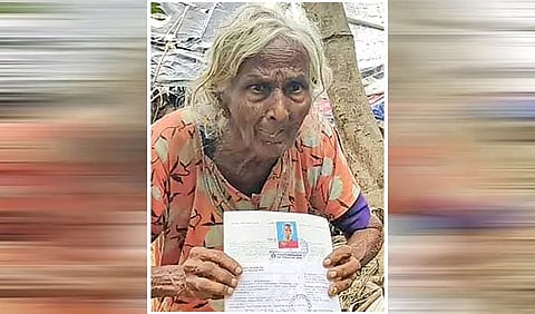 மூதாட்டி தங்கம்மாள்.