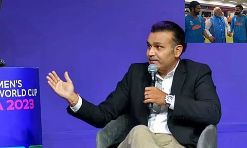 "இது போன்ற ஒரு பிரதமரை...": ஓய்வு அறைக்கு சென்ற மோடி குறித்து சேவாக்