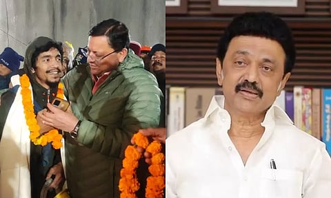 சுரங்கத்தில் சிக்கிய 41 தொழிலாளர்களையும் மீட்ட மீட்புக்குழுவினருக்கு மு.க.ஸ்டாலின் பாராட்டு