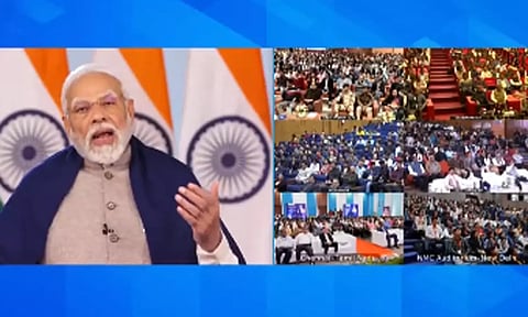 51,000 பேருக்கு மத்திய அரசு பணி நியமன ஆணை வழங்கினார் பிரதமர் மோடி