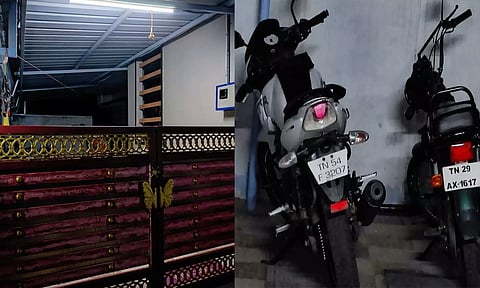 வெடிபொருட்கள் கடத்தல்: தலைமறைவான வாலிபரின் தந்தை கைது