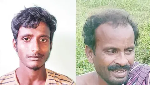 கைதான திருமலை, கொலை செய்யப்பட்ட குமார்.