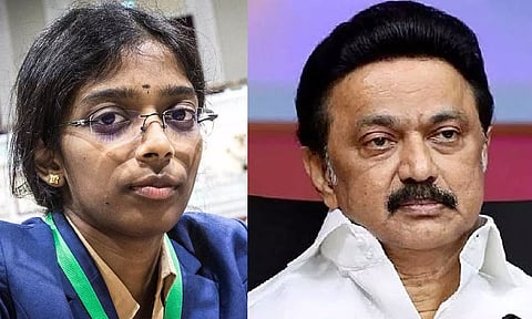 உங்கள் சாதனைகளால் நாங்கள் பெருமிதம் கொள்கிறோம்... வைஷாலிக்கு முதலமைச்சர் மு.க.ஸ்டாலின் வாழ்த்து