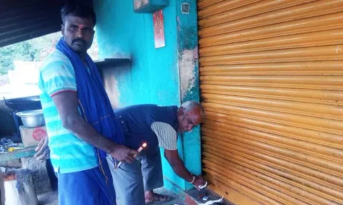 குட்கா விற்பனை செய்த கடைக்கு சீல்