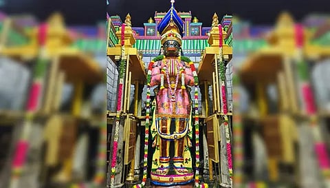 நாமக்கல் ஆஞ்சநேயருக்கு வெண்ணை காப்பு அலங்காரம்