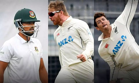 பிலிப்ஸ், சாண்ட்னர் அபார பந்து வீச்சு: வங்காளதேசம் 172 ரன்களில் ஆல் அவுட்