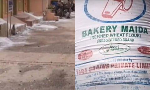 மிச்சாங் புயல், வெள்ளம்.. தூய்மை பணிகளில் ப்ளீச்சிங் பவுடருக்கு பதில் மைதா மாவு? மக்கள் அதிர்ச்சி