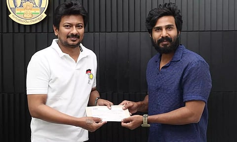 முதலமைச்சரின் பொது நிவாரண நிதிக்கு ரூ.10 லட்சம் கொடுத்த விஷ்ணு விஷால்