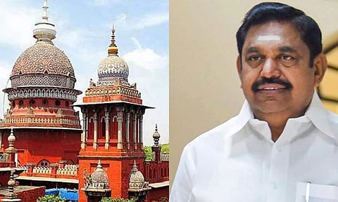 எடப்பாடி பழனிசாமி கோர்ட்டில் ஆஜராக வேண்டும்- ஐகோர்ட்டு உத்தரவு