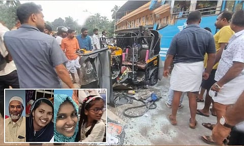 ஆட்டோ மீது ஐயப்ப பக்தர்கள் சென்ற பஸ் மோதி 5 பேர் பலி