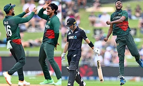 சொந்த மண்ணில் சொதப்பிய நியூசிலாந்து.. வரலாற்று வெற்றி பெற்ற வங்காளதேசம்