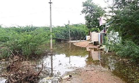 உடன்குடி பகுதி கிராமங்களில் வடியாத வெள்ளம்