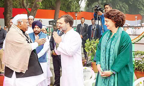 காங்கிரசின் 139-வது நிறுவன தினம்: நாக்பூரில் பிரமாண்ட பொதுக்கூட்டம்