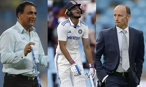 டெஸ்டில் எப்படி ஆட வேண்டும்: கில்லுக்கு அறிவுரை வழங்கிய கவாஸ்கர்- நாசர் ஹூசைன்