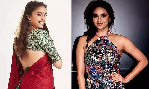 ஆத்தி… கிளம்பிட்டாயா கிளம்பிட்டாயா- வைரலாகும் கீர்த்தி சுரேஷ் வீடியோ