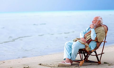 லட்சத்தீவில் பிரதமர் மோடி - புகைப்படங்கள் வைரல்