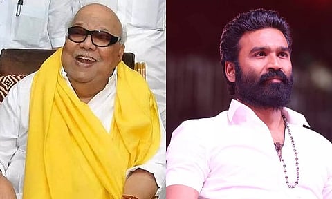 கலைஞர் என்னை மன்மத ராசானு கூப்பிட்டார் - தனுஷ்