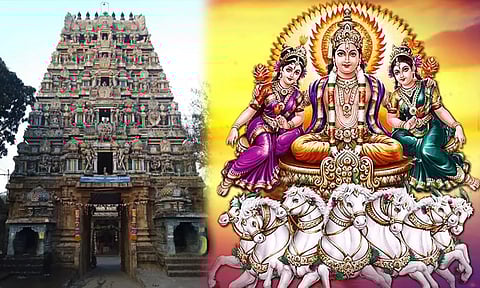 திருமங்கலக்குடியில் இருந்து பிரிந்த சூரியனார் கோவில்