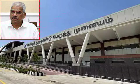 கிளாம்பாக்கம் பேருந்து முனையத்தில் தலைமைச் செயலாளர் ஆய்வு