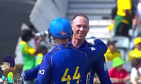 46 பந்தில் சதம் விளாசிய வான் டெர் டுசென்- சென்னைக்கு 244 ரன்கள் இலக்கு நிர்ணயித்த மும்பை