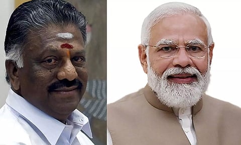 பிரதமரை வரவேற்கும் ஓ.பி.எஸ். - பா.ஜ.க. கூட்டணியில் இடம்பெறுகிறாரா?