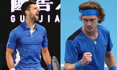 ஆஸ்திரேலிய ஓபன்: 4-வது சுற்றுக்கு முன்னேறிய ஆண்ட்ரே ரூப்லெவ்- ஜோகோவிச்