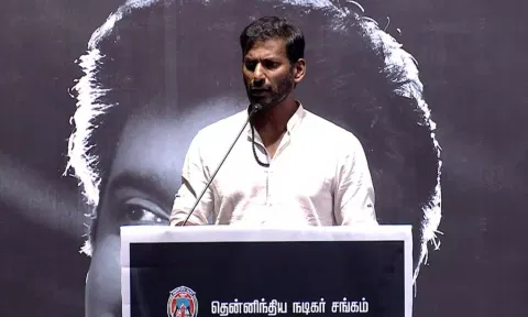சேர்ந்து நடிக்க ஆசை இருந்தா வா- சண்முக பாண்டியனுக்கு அழைப்பு விடுத்த விஷால்