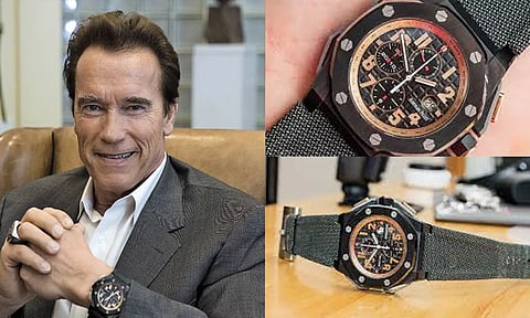 அதிக விலைக்கு ஏலம் போன அர்னால்டின் கைக்கடிகாரம்