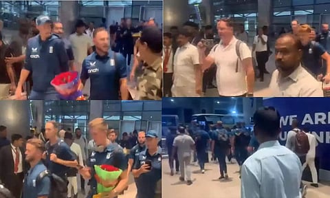 ஐந்து போட்டிகள் கொண்ட டெஸ்ட் தொடர்: இங்கிலாந்து அணி ஐதராபாத் வந்தடைந்தது