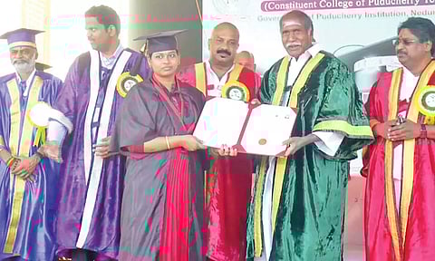 கடன் வாங்கி சென்னை சென்று பட்டம் பெற்றதை நினைவுகூர்ந்த முதலமைச்சர் ரங்கசாமி