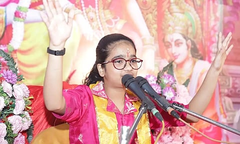 அயோத்தி ராமர் கோவிலுக்கு ராமாயண சொற்பொழிவாற்றி ரூ.52 லட்சம் வழங்கிய சிறுமி