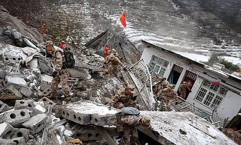 சீனாவில் சக்திவாய்ந்த நிலநடுக்கம் - 3 பேர் உயிரிழப்பு