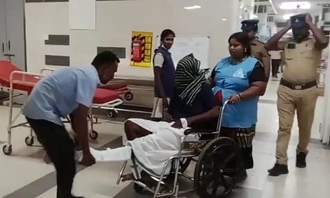 பல்லடத்தில் செய்தியாளர் தாக்கப்பட்ட சம்பவம்: கைதான குற்றவாளிகள் 2 பேரின் கால்கள் முறிவு