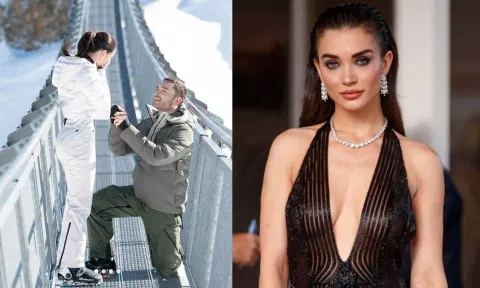 காதலனின் புரொபோசலை ஏற்றுக்கொண்ட எமிஜாக்சன்