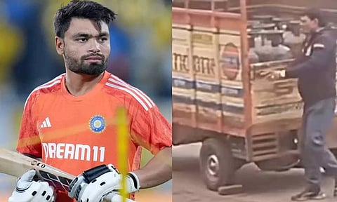 வைரலாகும் சிலிண்டர் டெலிவரி செய்யும் தந்தை வீடியோ: ரிங்கு சிங் ஓபன் டாக்